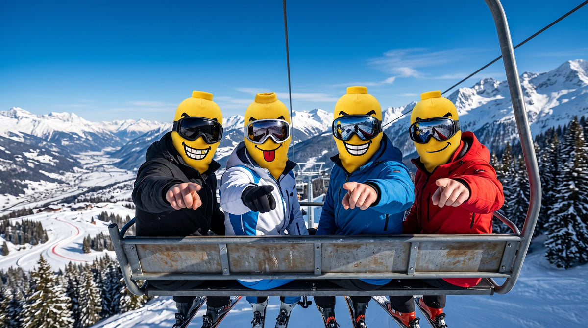 SNOWMO Skimaske Gälbchopf
